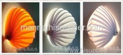 shell wall lamp