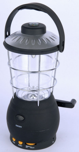 12 LED crank camping lanterns with radio-FM/AM radio