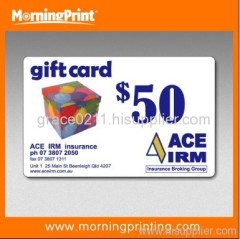 Gift Card Printing