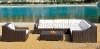 Outdoor furniture rattan sofa set