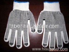 glove with dots