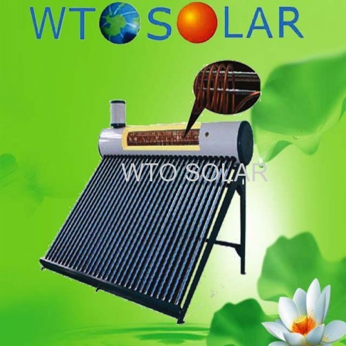 copper coil solar water heater