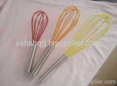 Silicone egg whisk