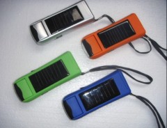 2 LED Solar flashlight