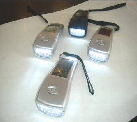 5 LED Solar flashlight