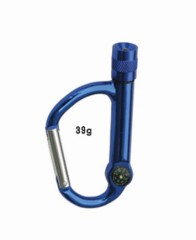 Aluminium LED carabiner light