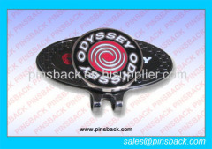 Customized golf hat clips with marker for MOQ 100pcs