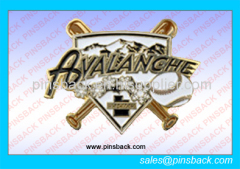 Custom Metal baseball trading laepl pin