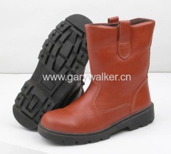 Safety leather shoes