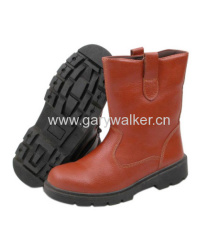 Safety leather shoes