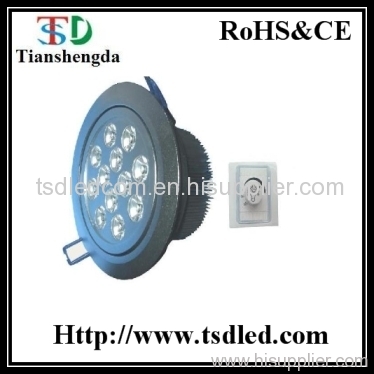 Dimmable 12X1W LED Downlight
