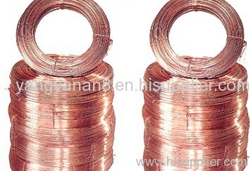 Red copper wire