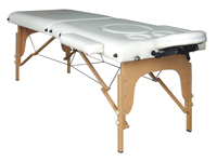 Portable wood preganant woman massage table