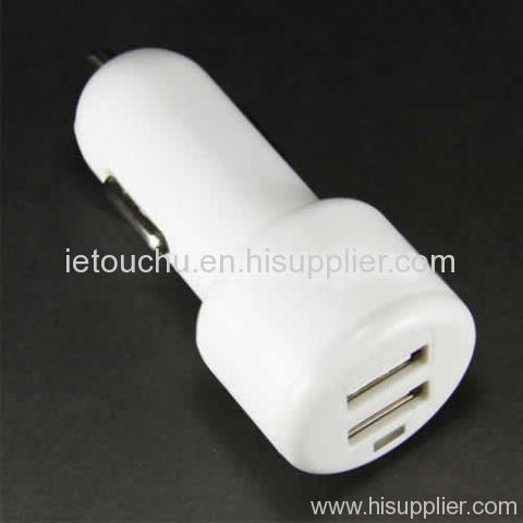 Dual USB Car Charger for Mobile Phone