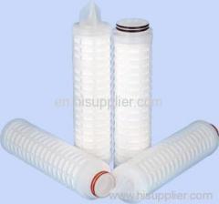 pleated pes membrane filter cartridge