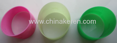 promation soft health material silicone drinking glass cover