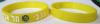 beautiful silicone bracelet whit printed logo