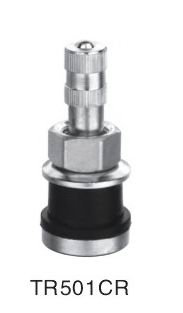 Nickel-plated tire valve