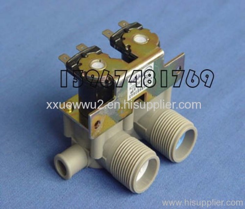 Hot and cold water solenoid valve