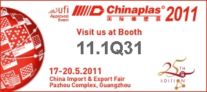 Welcome to CHINAPLAS 2011 (ZQ BOOTH)