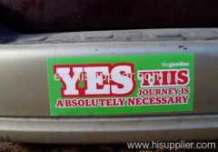 bumper sticker