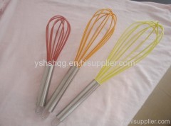 Silicone egg whisk