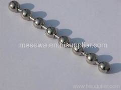 metal bead chain 6mm silver beaded curtain