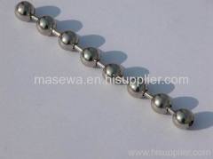 Metal bead chain curtain