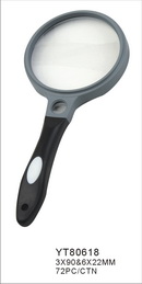 Straight handle magnifier