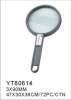 Straight handle magnifier