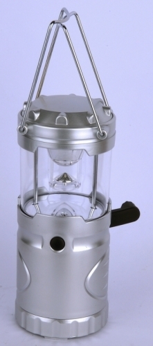 1W LED crank camping lantern