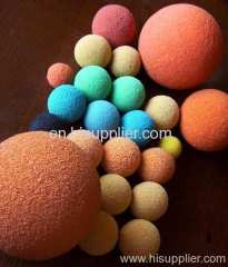 Sponge rubber ball