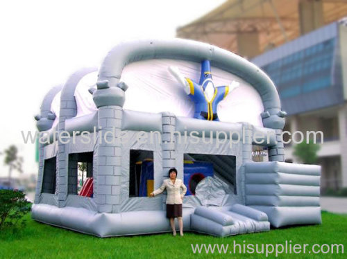wizard inflatable house
