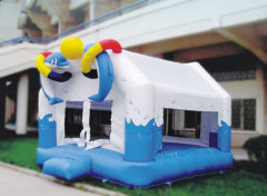 cute dolphines inflatable jumping house