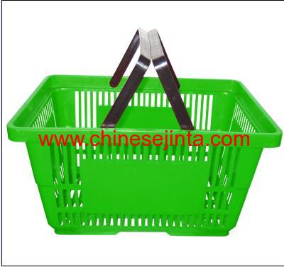 supermarket plastic basket