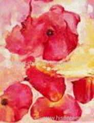 abstract flower oil painting