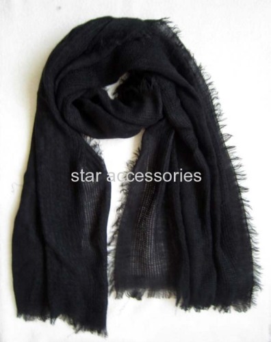 soft acrylic woven scarf