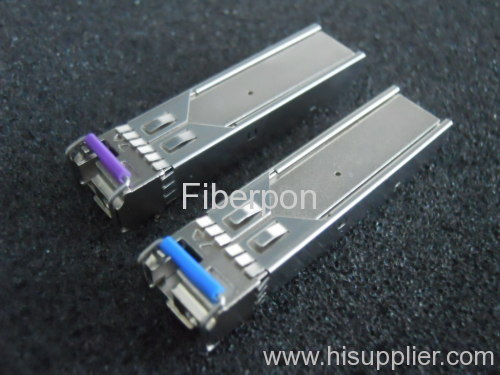 1.25G 40KM 1550nmTx/1310nmRx Bidi SFP Transceiver