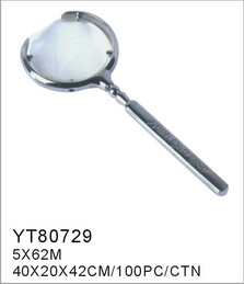 Metal handle magnifier