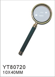 Metal handle magnifier