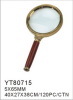 Metal handle magnifier