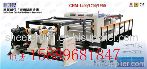 cut size web sheeter