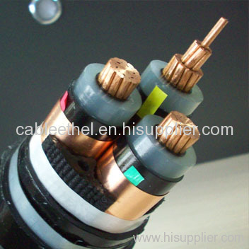 8.7/10kV Copper conductor XLPE insulated Power Cable