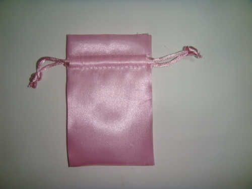 Satin Gift Bag with Embroidery Logo