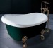 green color base bathtub