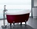 green color base bathtub