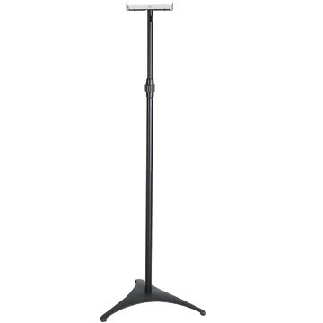 Black Height Adjustable Speaker Stand