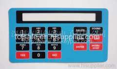 membrane switch with metal dome