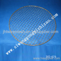 chromed barbecue grill mesh