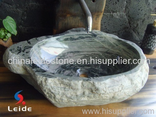 Natural stone sink